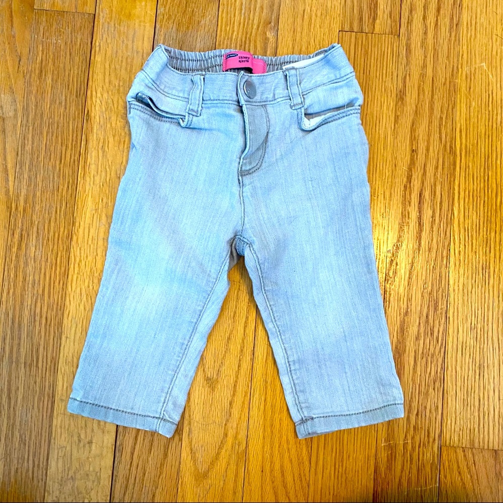 Old Navy 6-12mth Girls Gray Jeans